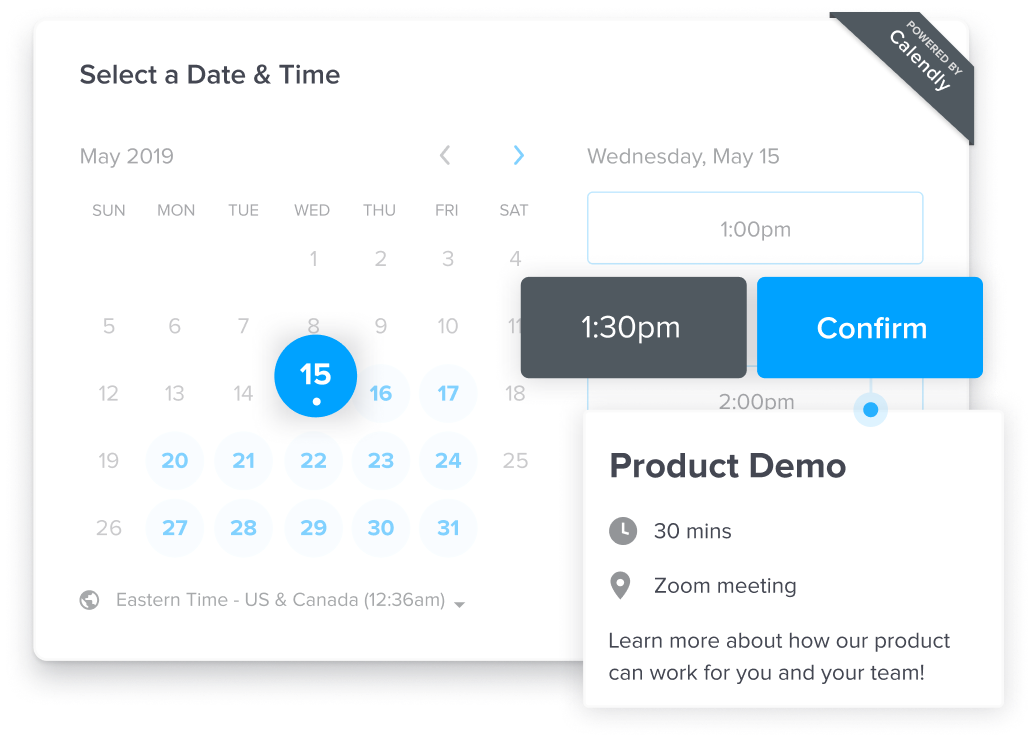 Sales & Marketing Scheduling Tool - Calendly